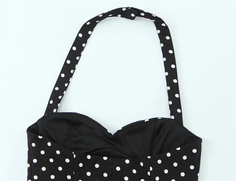 Women's 2026 Polka Dot Halter Summer Top