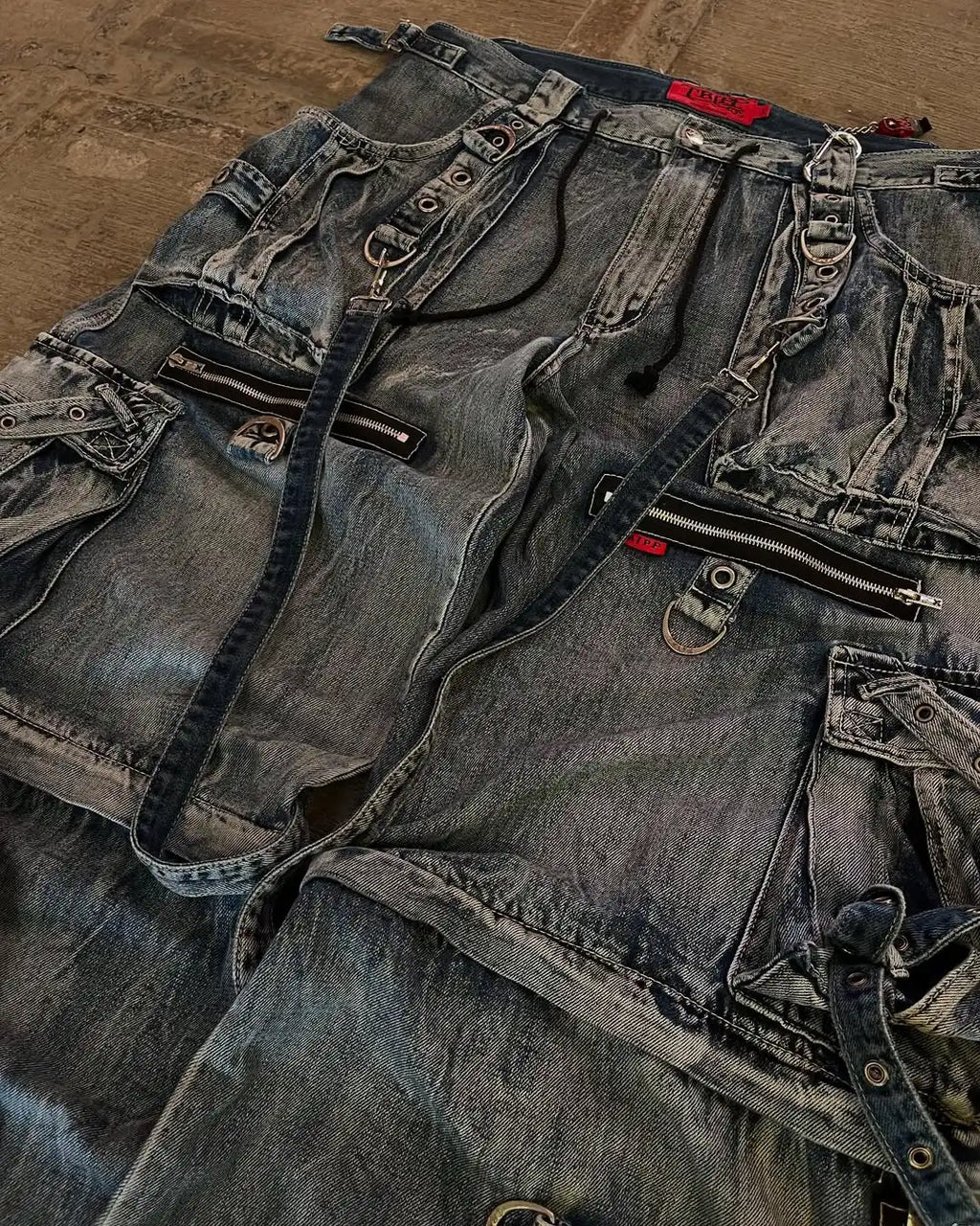 Baggy Cargo Jeans Wide Leg Street wear