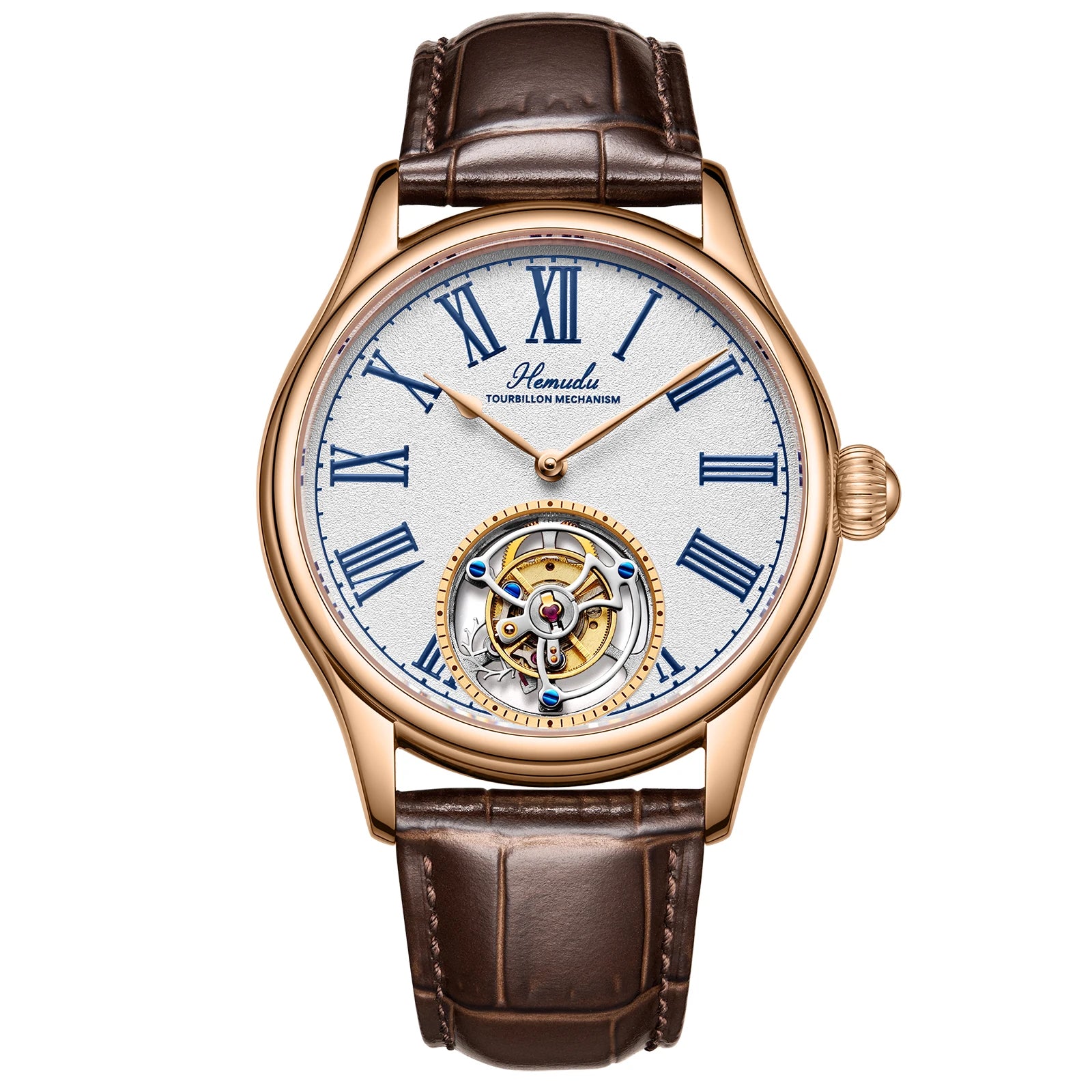 HEMUDU Flying Tourbillon Skeleton Watch