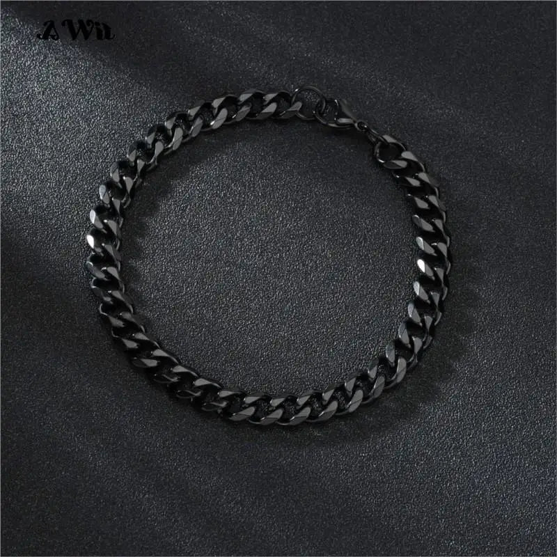 Men's Stainless Steel Miami Curb Bracelet