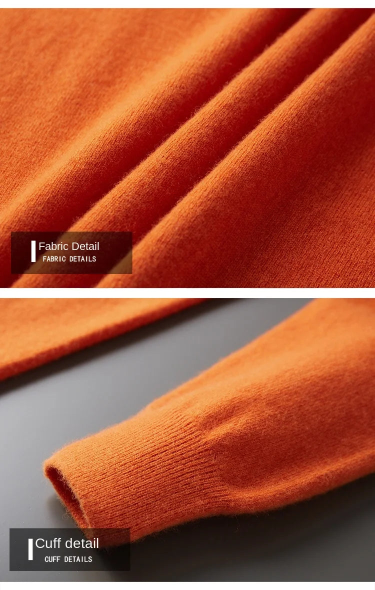 Men's Over sized Cashmere Knit Pullover
