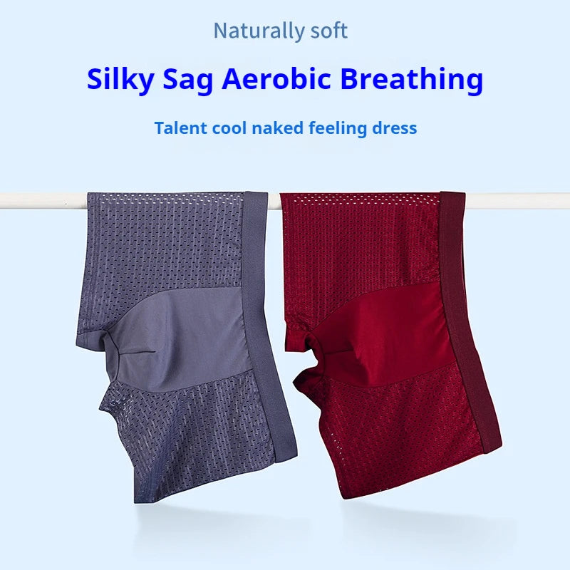 4-Pack Men's Breathable Boxer Briefs