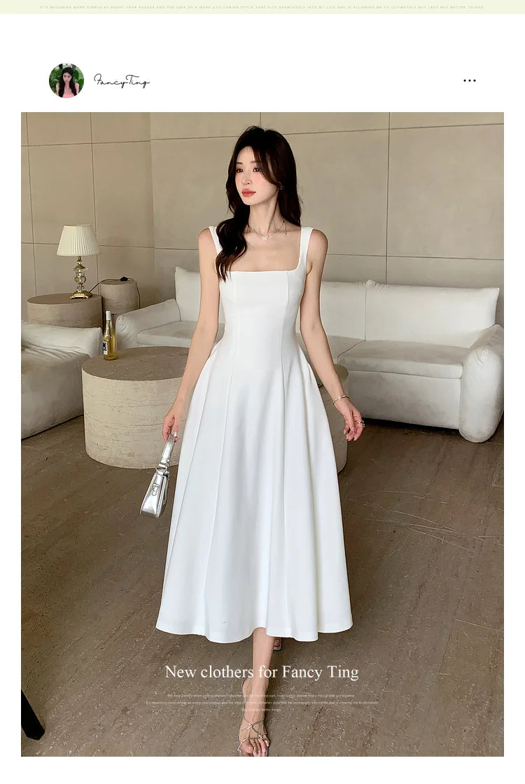 Women’s Elegant Sling Evening A-Line Dress