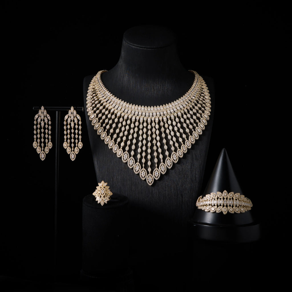 IN JEWELIFE Luxury 2025 African Bridal Jewelry Set for Women