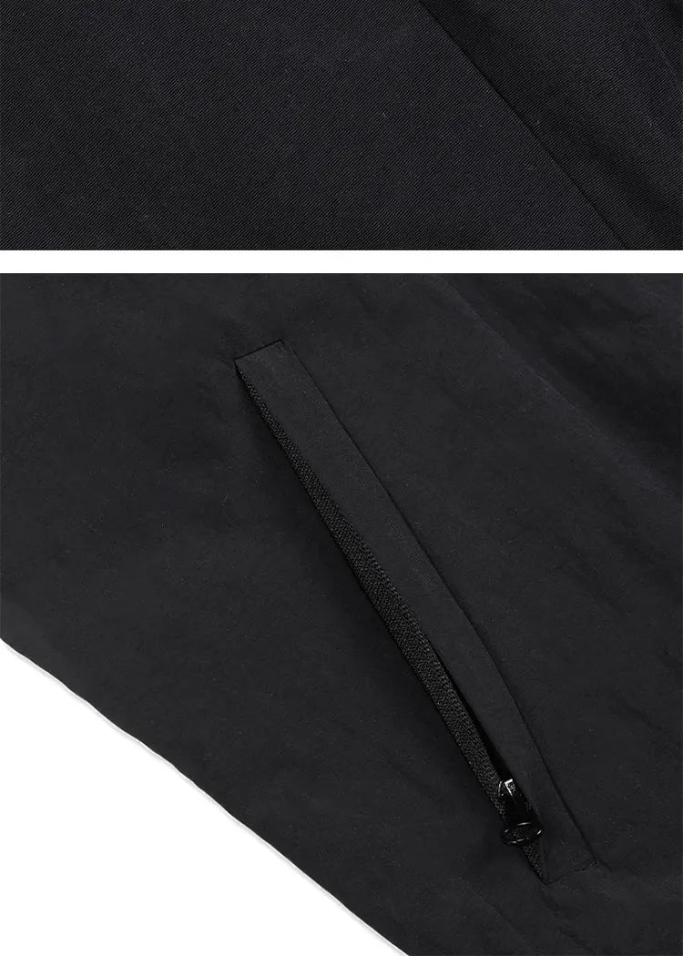 Unisex  Embroidered Windbreaker Jacket