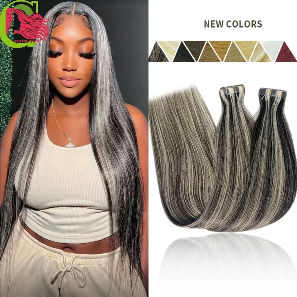 18" Seamless Tape-In Human Hair Extensions
