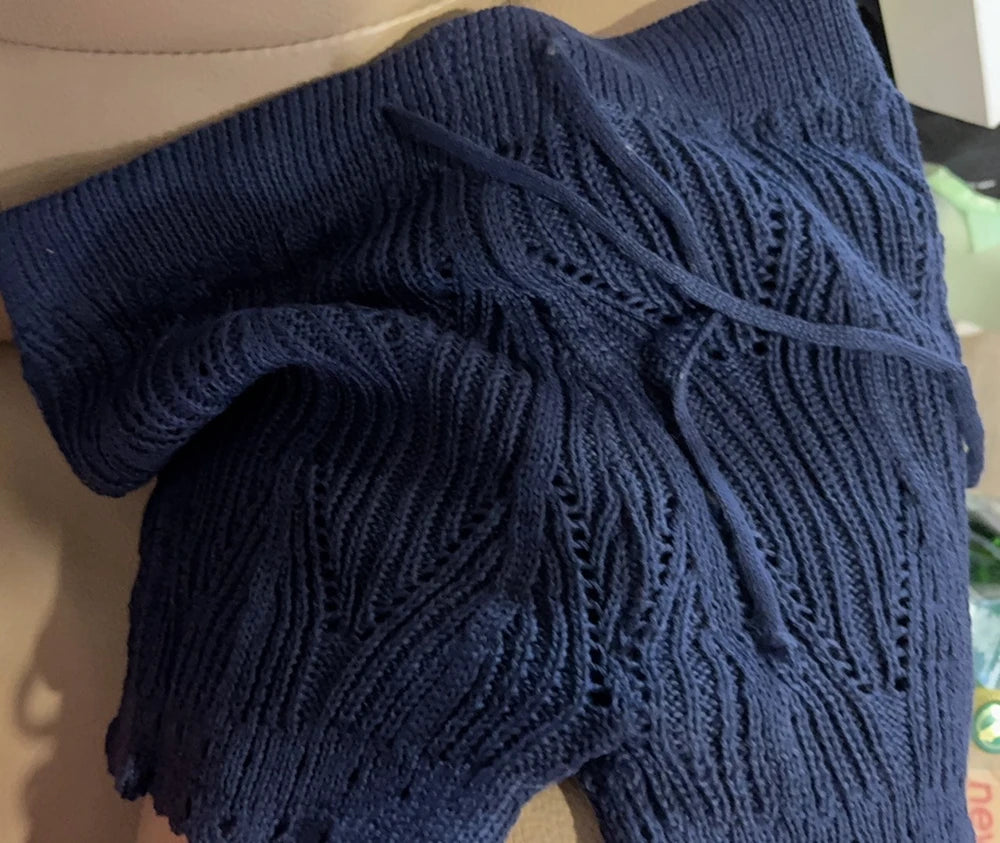 Women's Lace Knit Beach Shorts