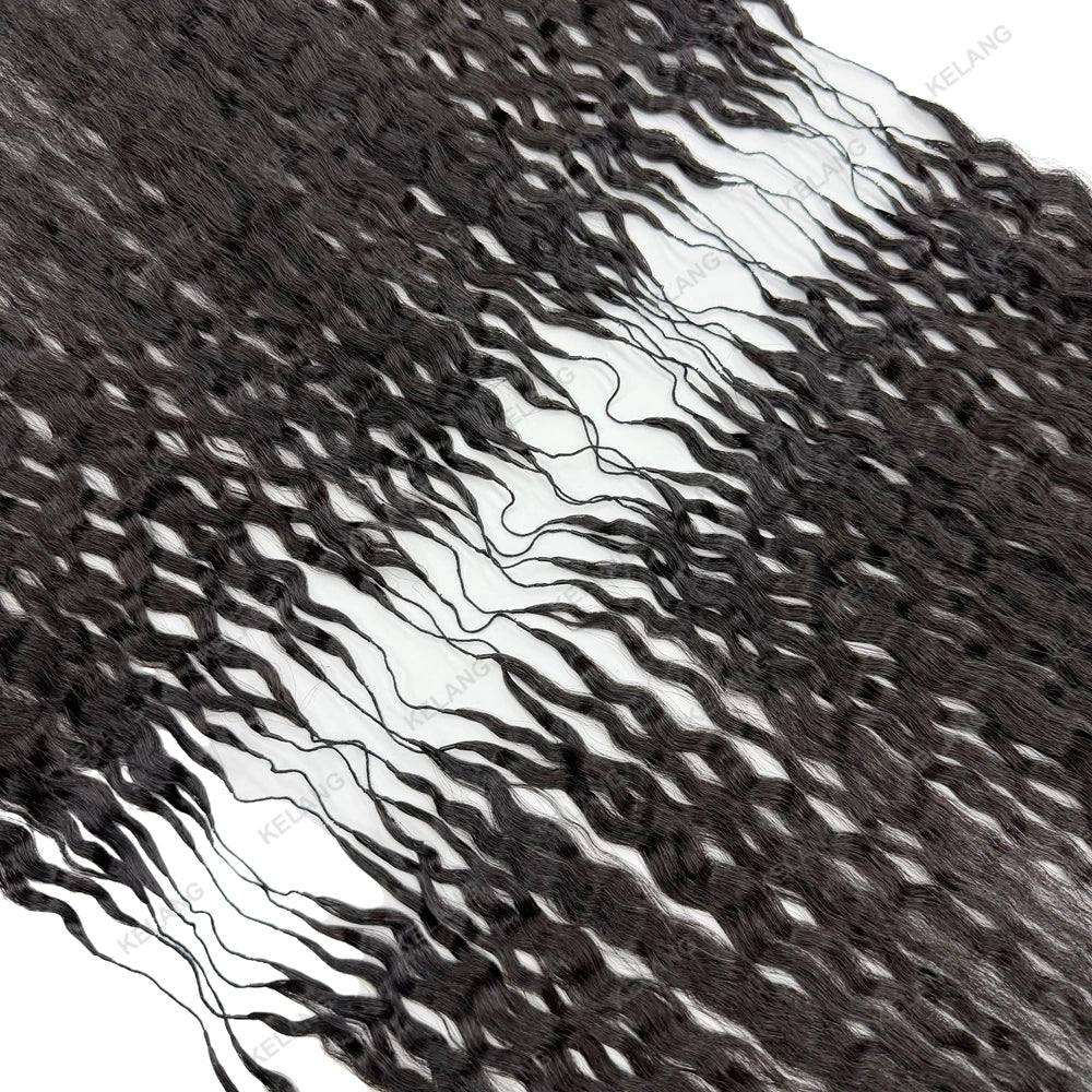 Burmese Curly Pre-Looped Human Hair Extensions