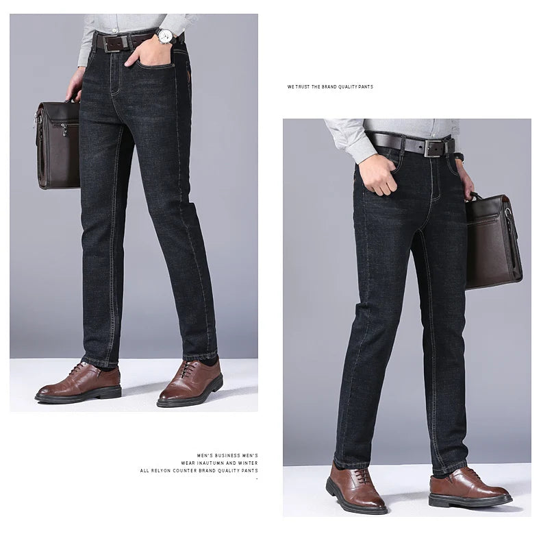 Men's Slim Fit Stretch Straight Jeans