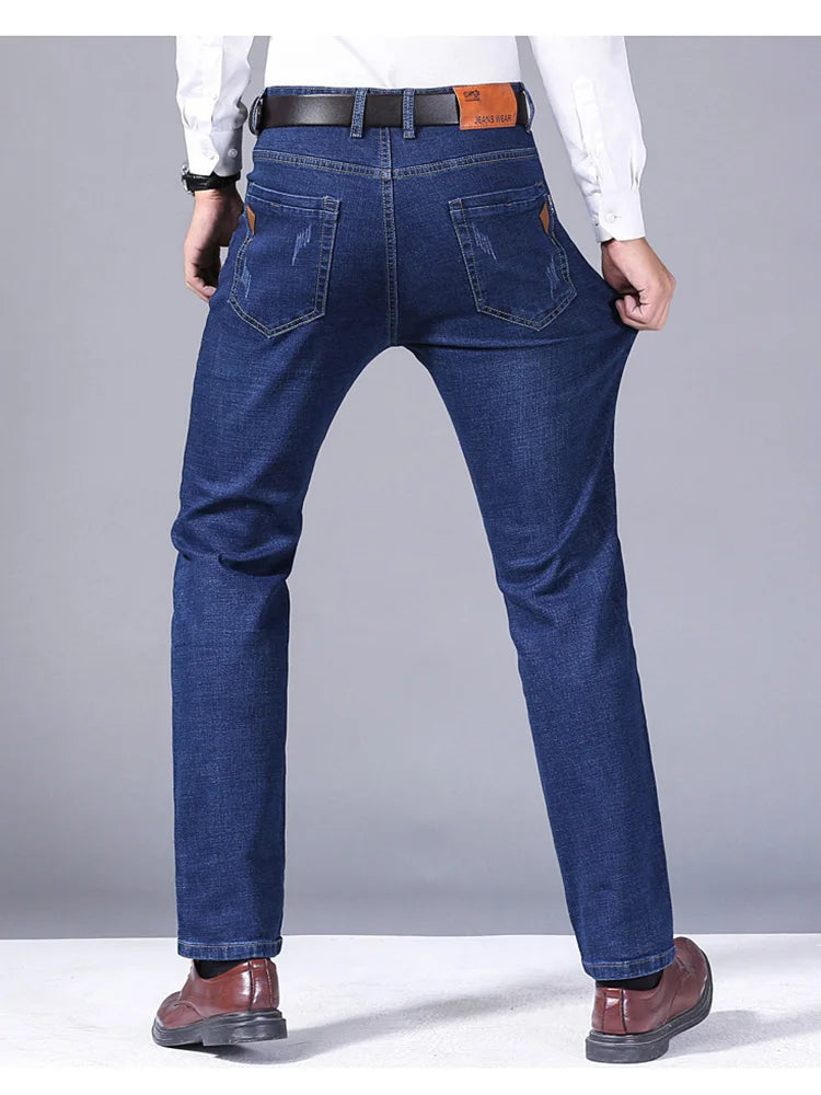 Men's Slim Fit Stretch Straight Jeans