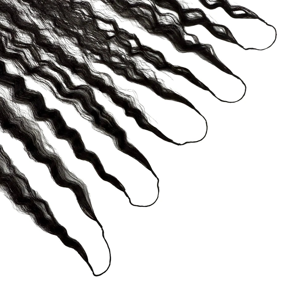 Burmese Curly Pre-Looped Human Hair Extensions