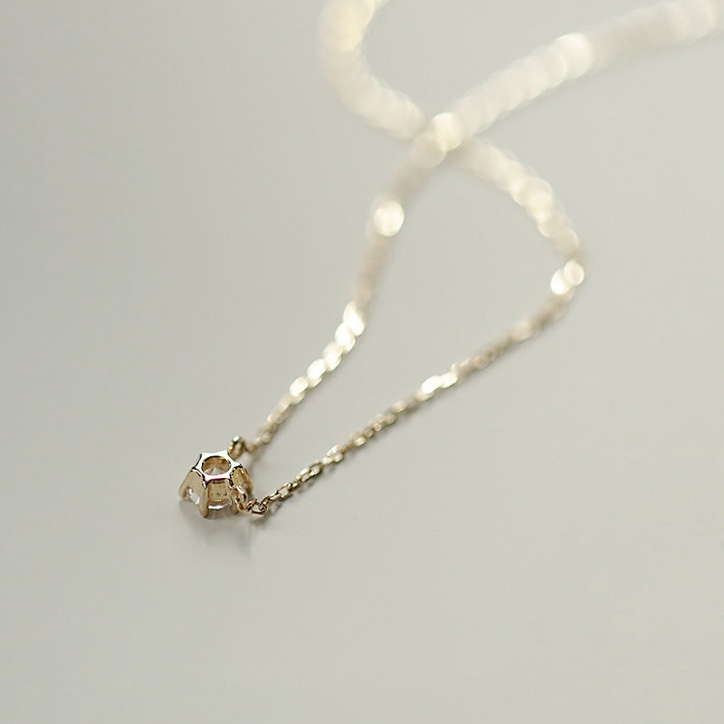 Lapis Lazuli Tower Pendant Chain Necklace