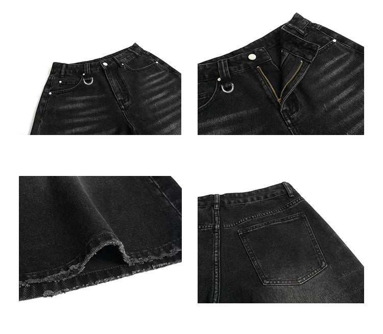 Women's  Washed Denim Shorts