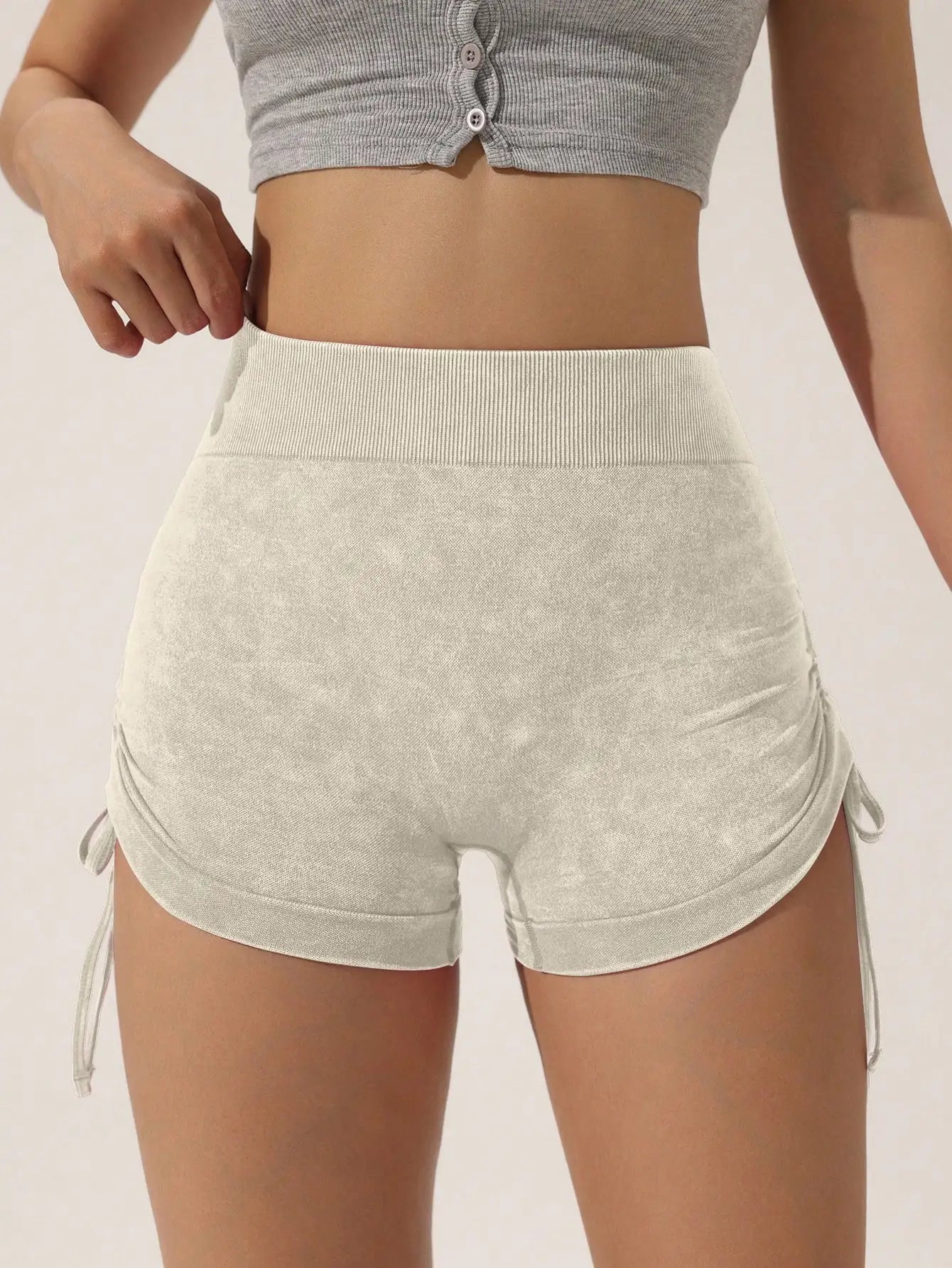 Women's Drawstring Scrunch Butt Sports Shorts