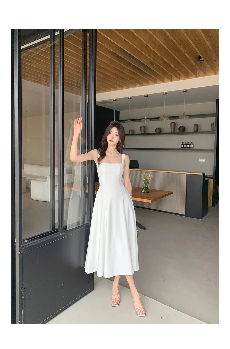 Women’s Elegant Sling Evening A-Line Dress
