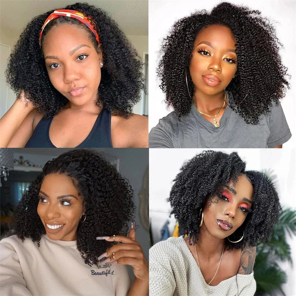 Brazilian Afro Kinky Curly Human Hair Bundles