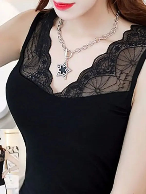 Women's Hollow Out Lace Crochet Blouse Top