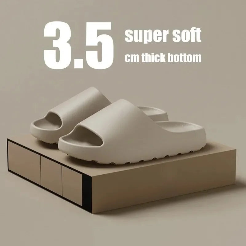 Coconut Slippers Cloud Thick-soled Sandals for Men & Women.