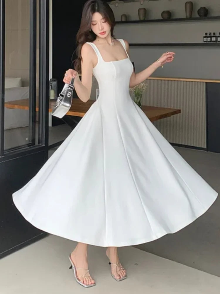 Women’s Elegant Sling Evening A-Line Dress