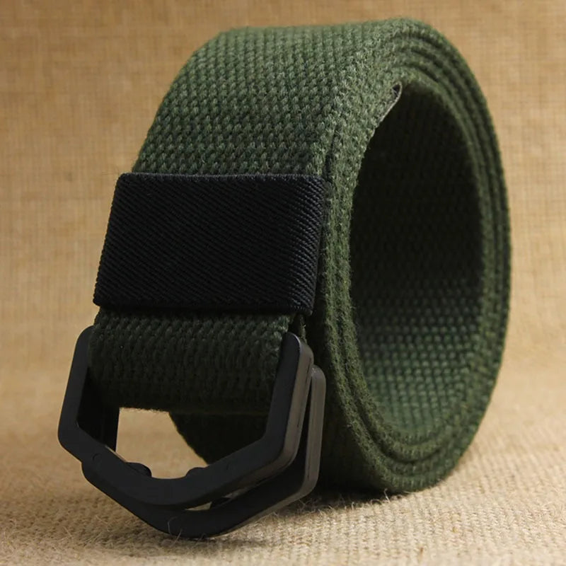 Men Female Jeans Belt Nylon Adjustable Belt Outdoor Travel Tactical Waist Belt Unisex