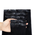 Clip-In Human Hair Extensions Straight Invisible Weft