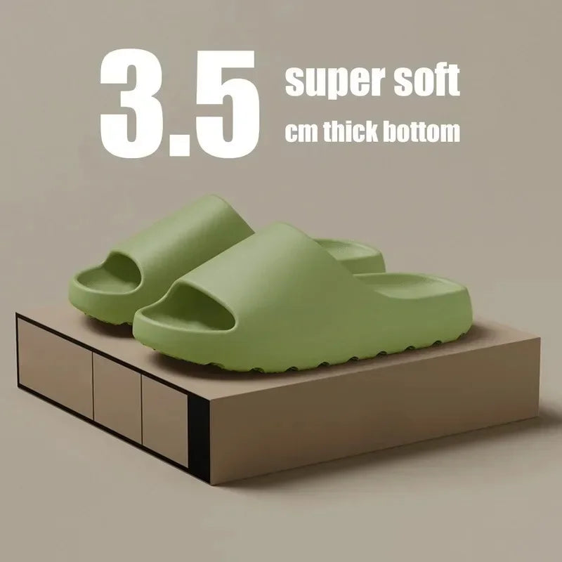 Coconut Slippers Cloud Thick-soled Sandals for Men & Women.
