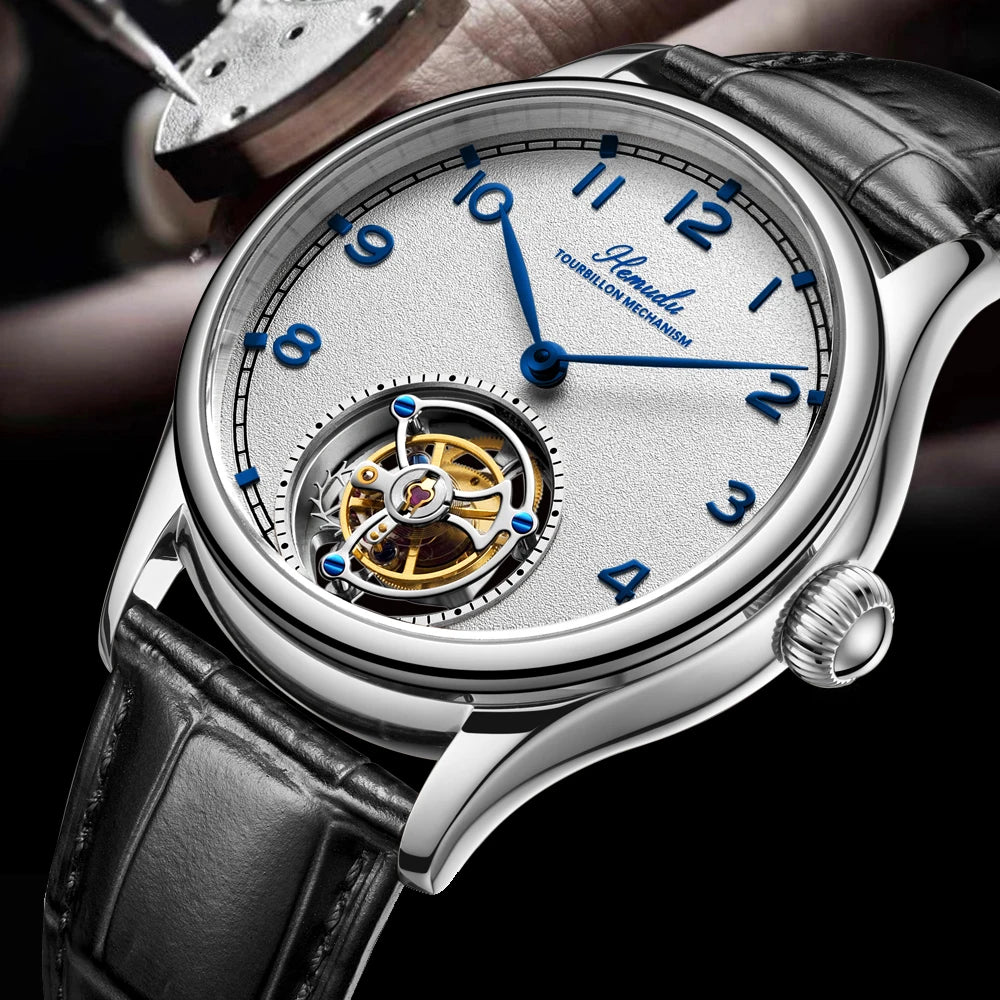 HEMUDU Flying Tourbillon Skeleton Watch