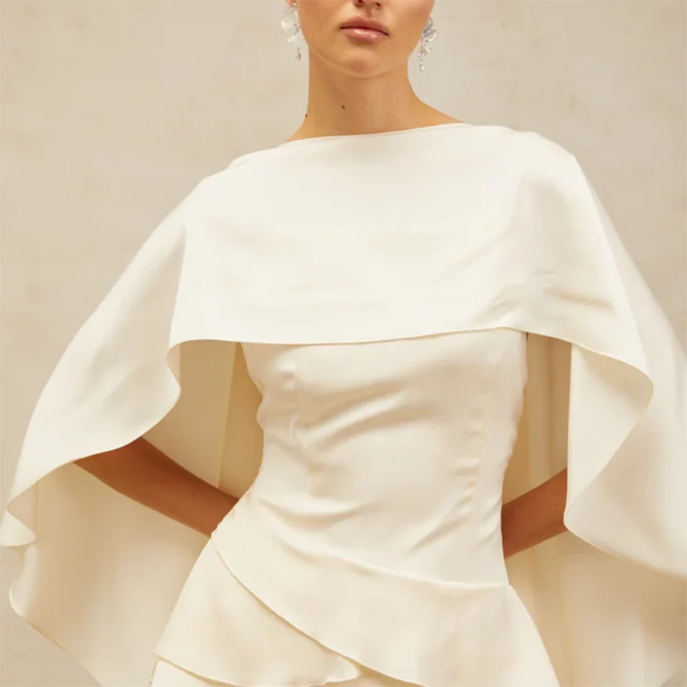 TWOTWINSTYLE Strapless Ruffle Patchwork Dress