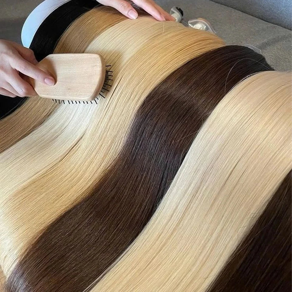 Straight Brazilian Remy Human Hair Bundles (No Weft)