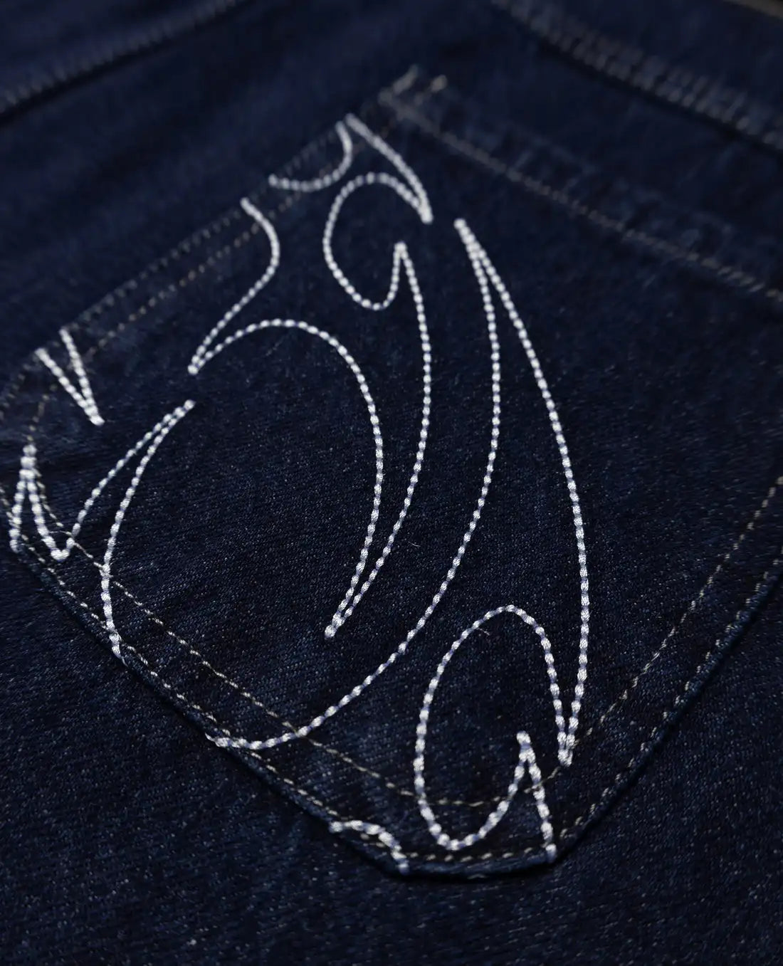 90s Retro Embroidered Straight Leg Jeans