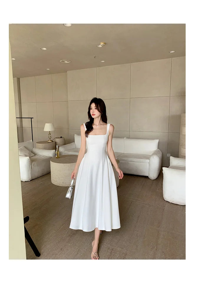 Women’s Elegant Sling Evening A-Line Dress