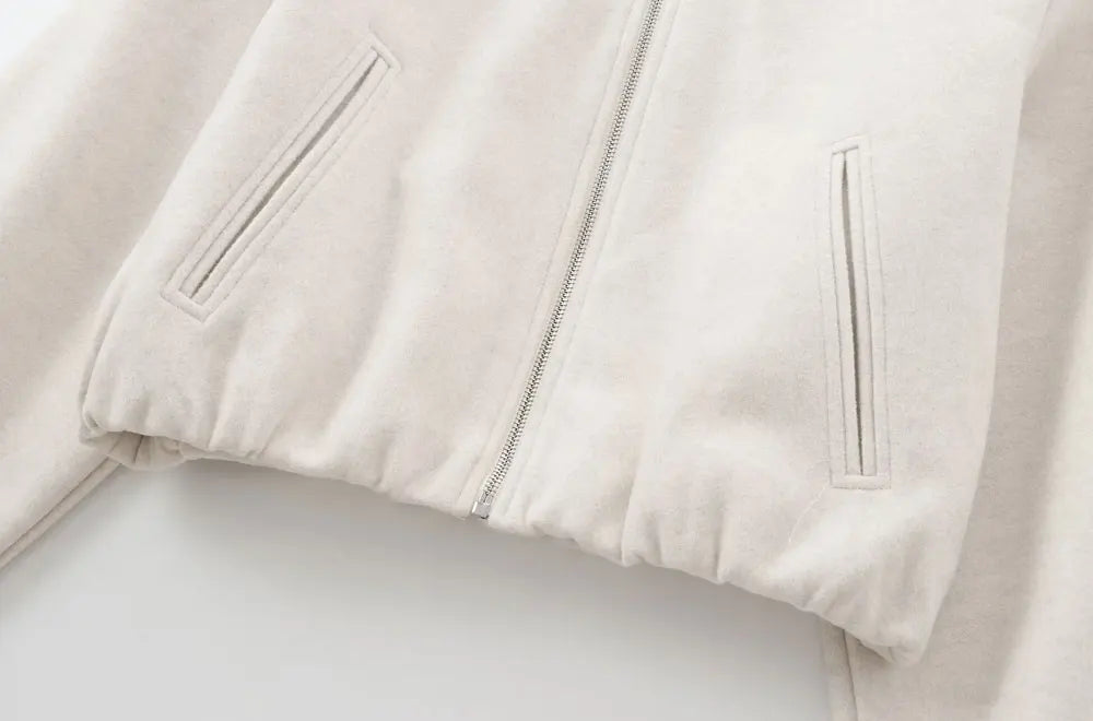 Women's Oversized Soft Bomber Jacket