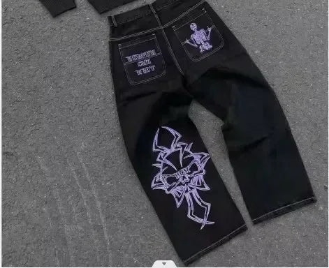 Baggy Cargo Jeans Wide Leg Street wear