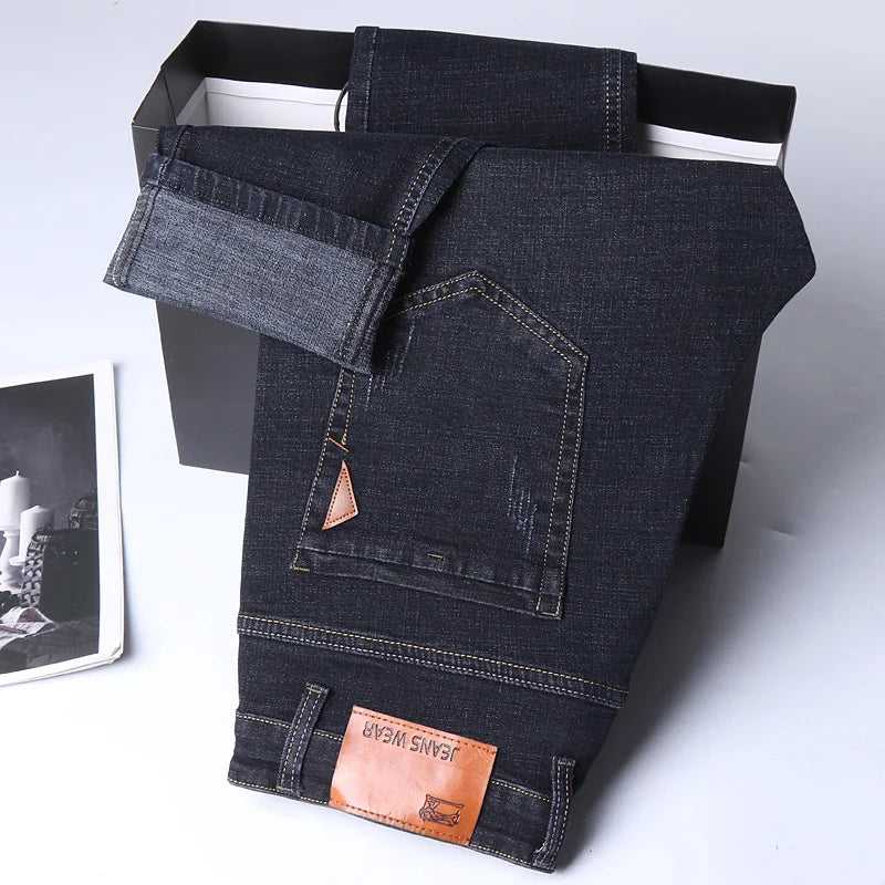 Men's Slim Fit Stretch Straight Jeans