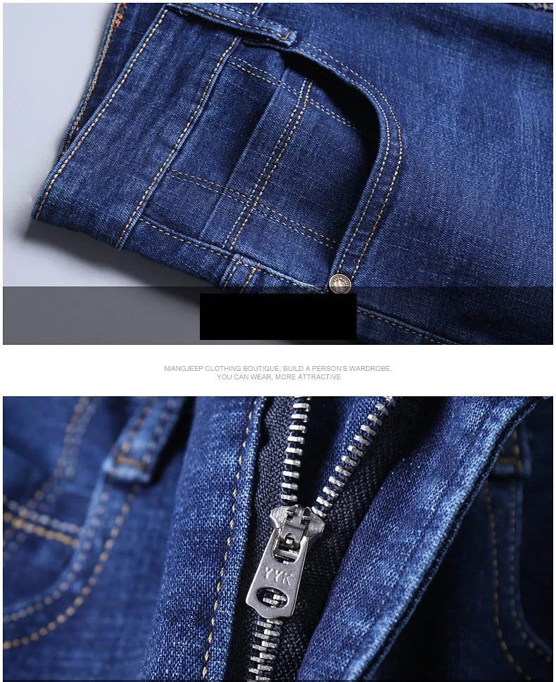 Men's Slim Fit Stretch Straight Jeans