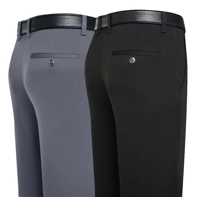 Men's Business Casual Straight Suit Pants