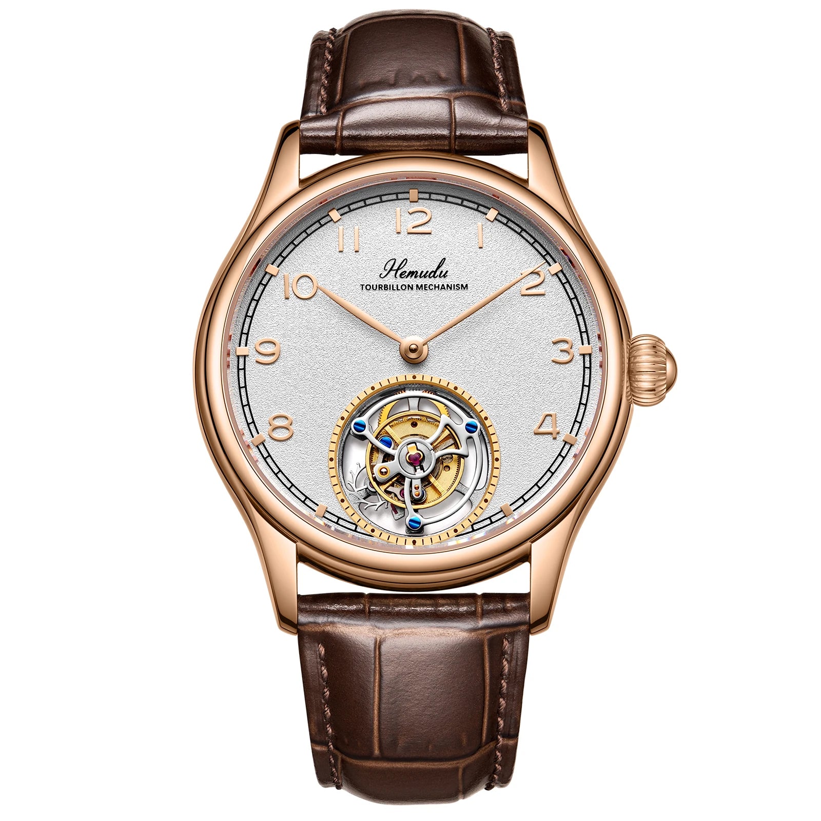 HEMUDU Flying Tourbillon Skeleton Watch