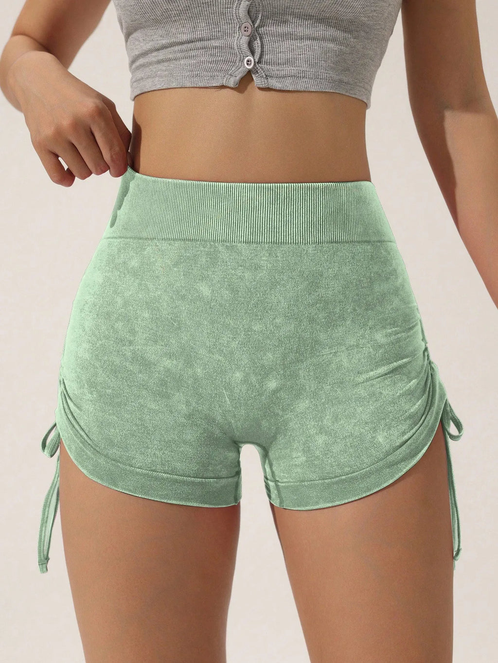 Women's Drawstring Scrunch Butt Sports Shorts