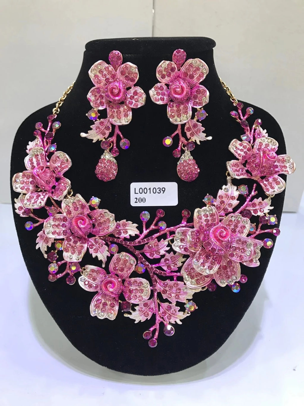 Women's Luxury Crystal Rhinestone Jewelry Set