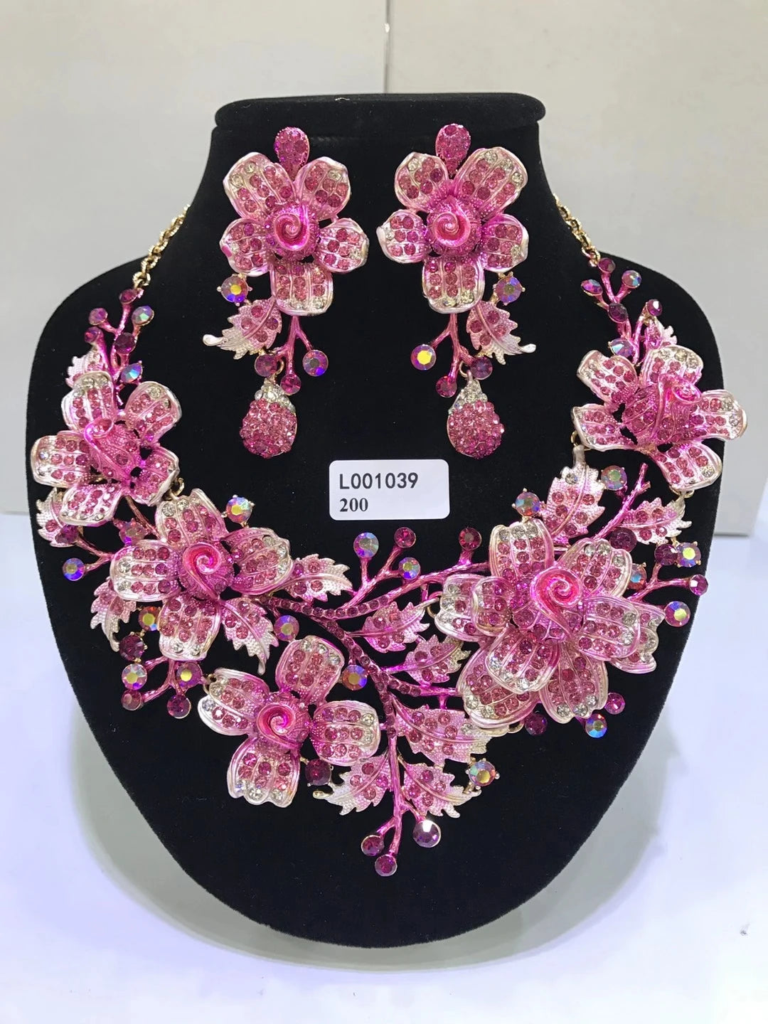 Women's Luxury Crystal Rhinestone Jewelry Set