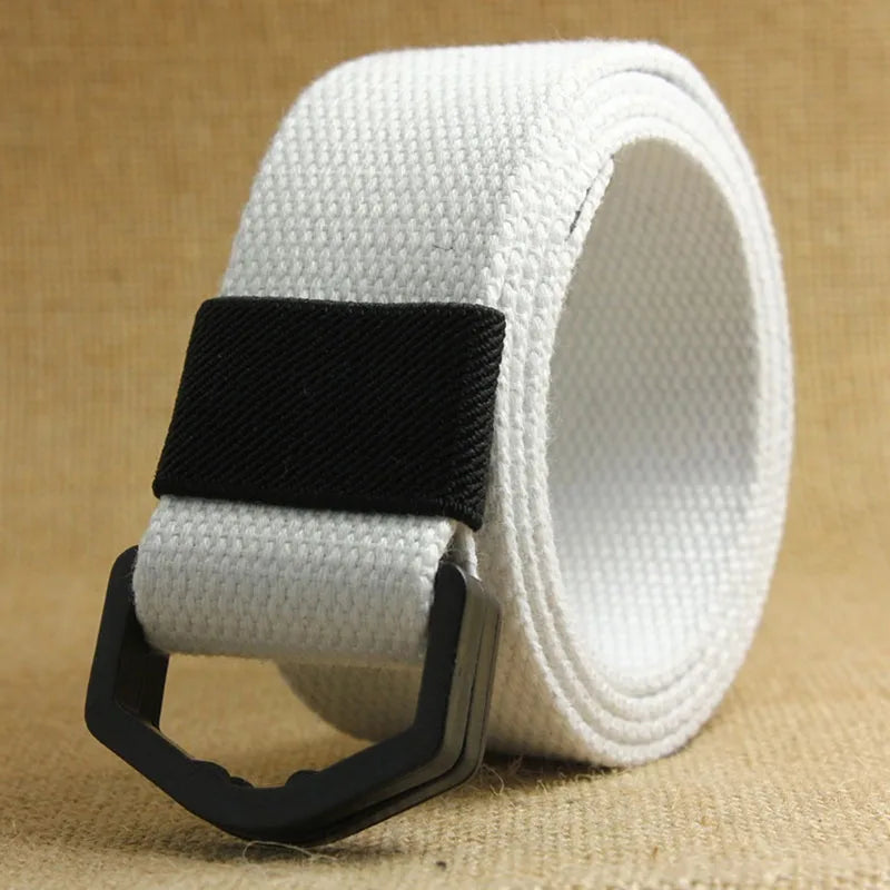 Men Female Jeans Belt Nylon Adjustable Belt Outdoor Travel Tactical Waist Belt Unisex