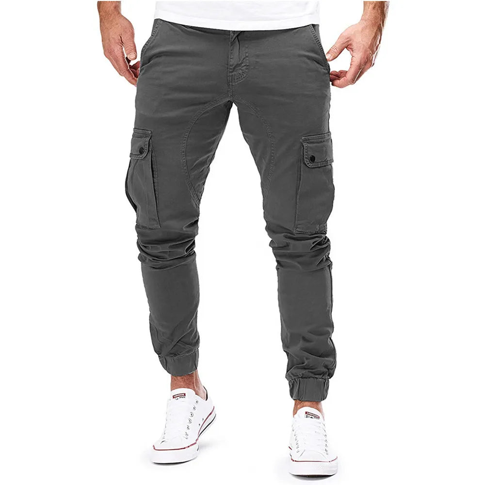 Men's Multi-Pocket Cargo Jogger Pants
