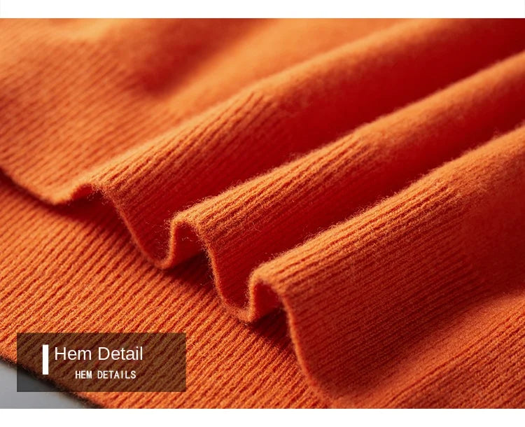 Men's Over sized Cashmere Knit Pullover