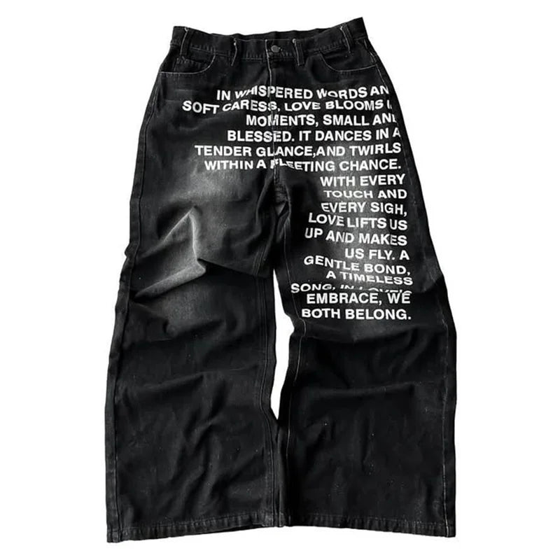 Unisex Vintage American Wide Leg Jeans