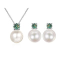 JoyceJelly Moissanite Jewelry Set S925 Sterling Silver with GRA Certificate