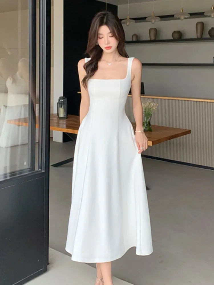Women’s Elegant Sling Evening A-Line Dress