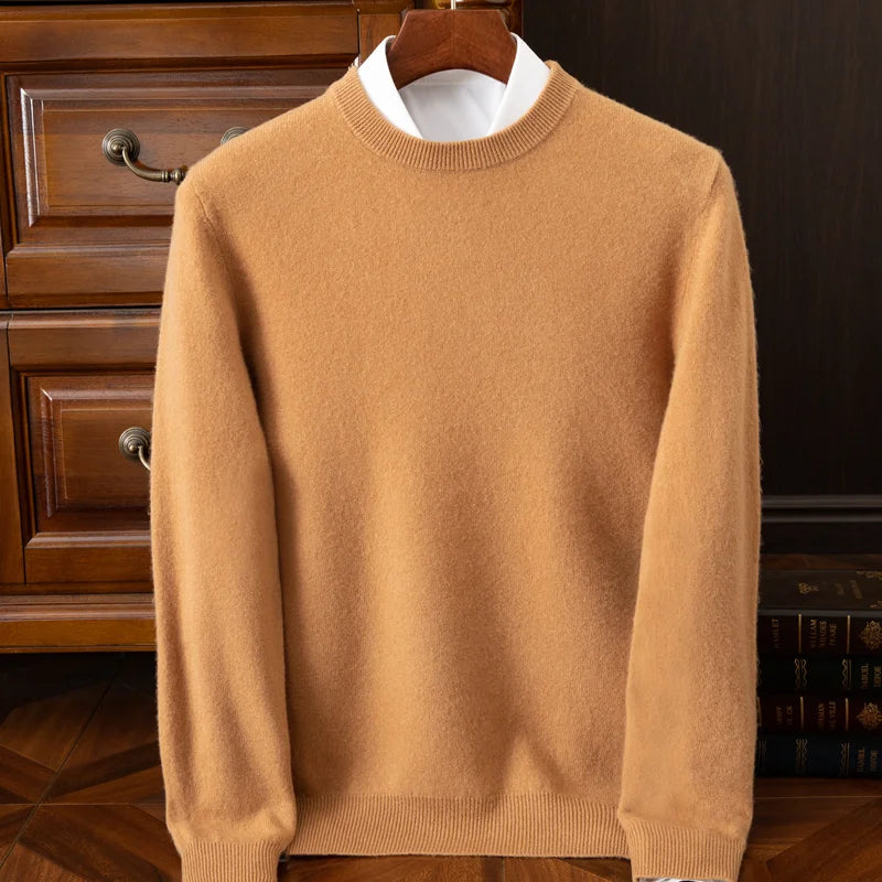 Men's Over sized Cashmere Knit Pullover
