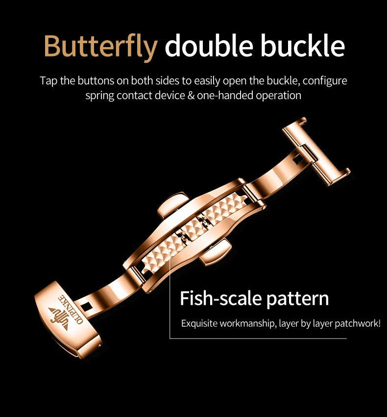 OUPINKE Luxury Automatic Moon Watch