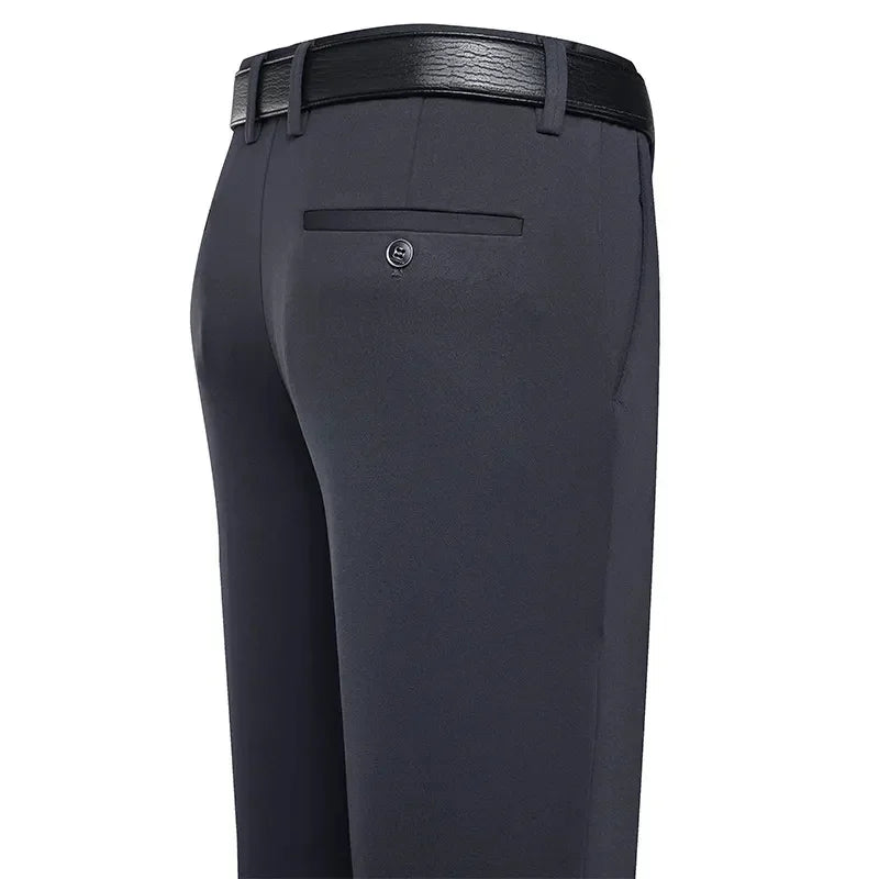 Men's Business Casual Straight Suit Pants