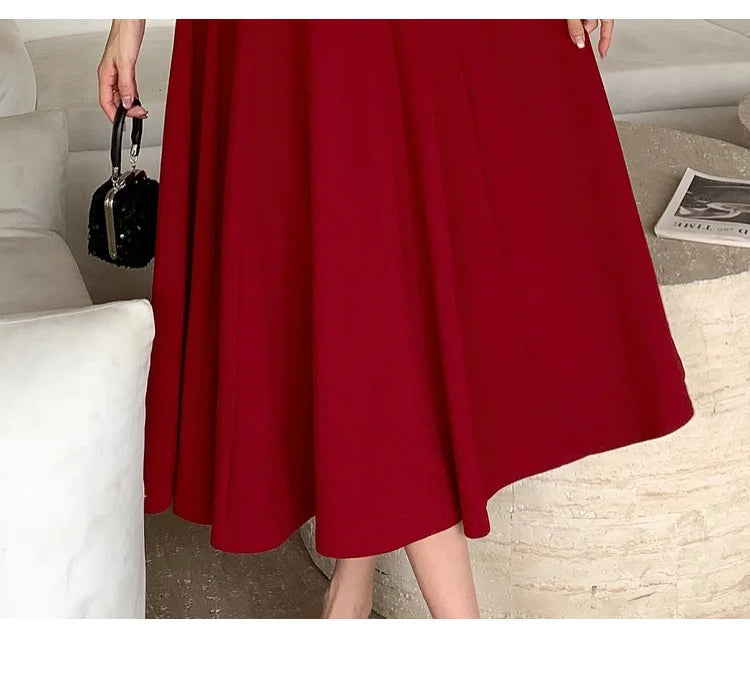 Women’s Elegant Sling Evening A-Line Dress